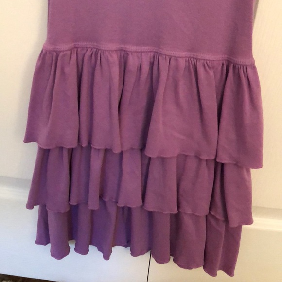 Mignone purple butterfly cotton tiered dress - Picture 4 of 5